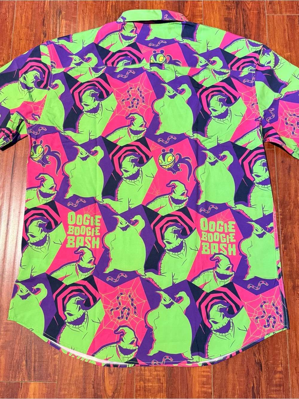RSVLTS Disney Parks California Adventure Oogie Boogie Bash Sz XL Button Up NWT! - Picture 6 of 11
